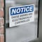 Signmission These Doors Are Electronically Controlled, 7 in W x Rectangle, Vinyl Decal OS-2PACK-NS-D-57-L-18580 - alternate 2